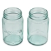 Jarmazing Products Six-Pack Recycled Glass Mason Jars - Pint - Regular Mouth - JP-RM-PINT-6PK-WL-NoL